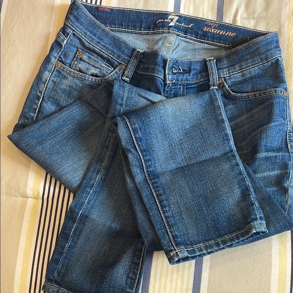 7 For All Mankind Women's Blue Jeans